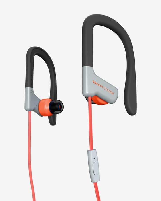 Auriculares Energy Sistem Sport 1 Mic naranja negro gris
