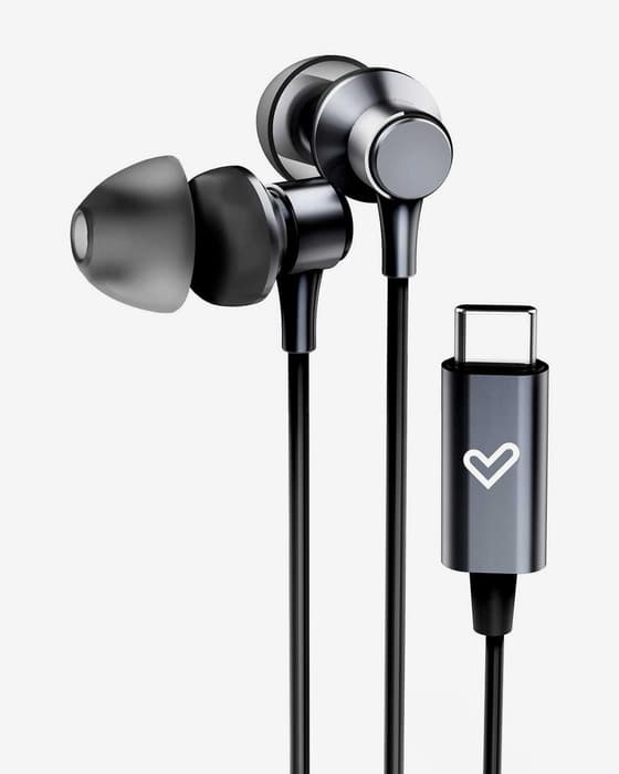 Auriculares Energy Sistem Metallized Type C negro puro