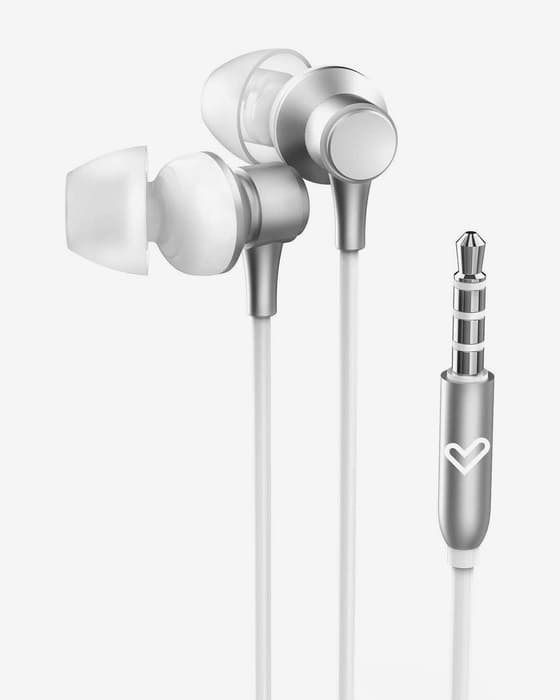 Auriculares Energy Sistem Metallized blanco mate gris