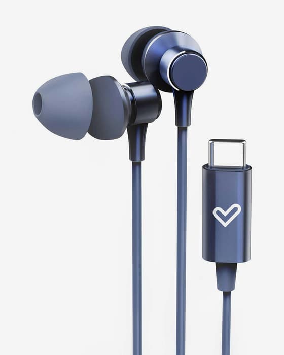 Auriculares Energy Sistem Metallized Type C azul marino