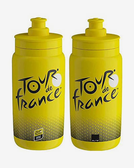 Bidón Elite Fly Tour de Francia 2025 550 ml amarillo