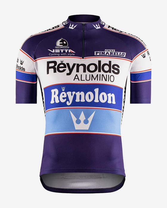 Maillot Etxeondo Reynolds manche courte bleu