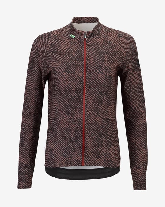 Maillot Etxeondo Iku Thermo manga larga negro rosa