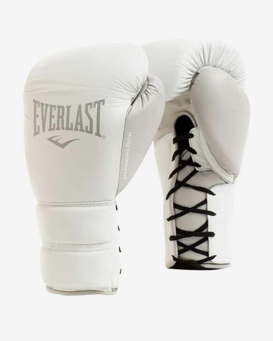 Guantes Everlast Powerlock 2 Pro Lace 12 blanco negro