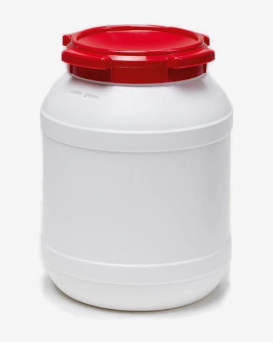 Bidon étanche Fixe Climbing Keg 6,4 L blanc rouge
