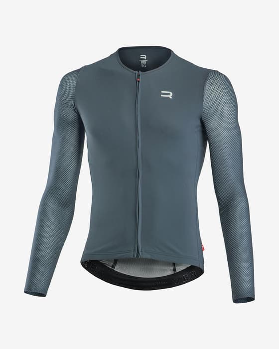 Maillot Finisseur Pro Race Racer manche longue gris foncé