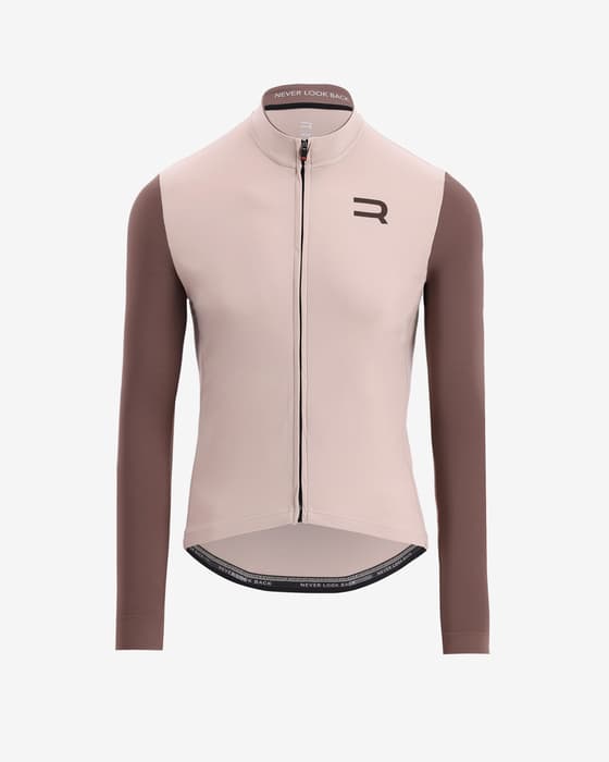 Maillot Finisseur Pro Race Skin manches longues rose grenat