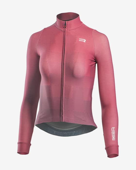 Maillot Finisseur Pro Race Blunt manche longue bordeaux femme