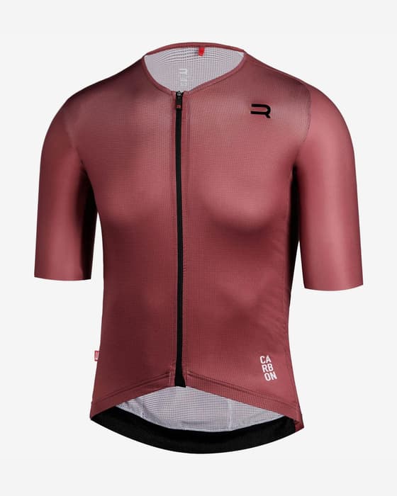 Maillot Finisseur Pro Race Carbon manche courte cerise