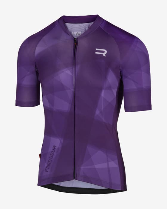 Maillot Finisseur Core Tape manche courte prune