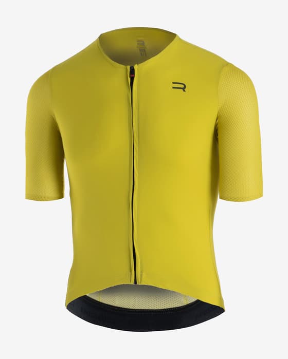 Maillot Finisseur Pro Race Racer manga corta amarillo intenso
