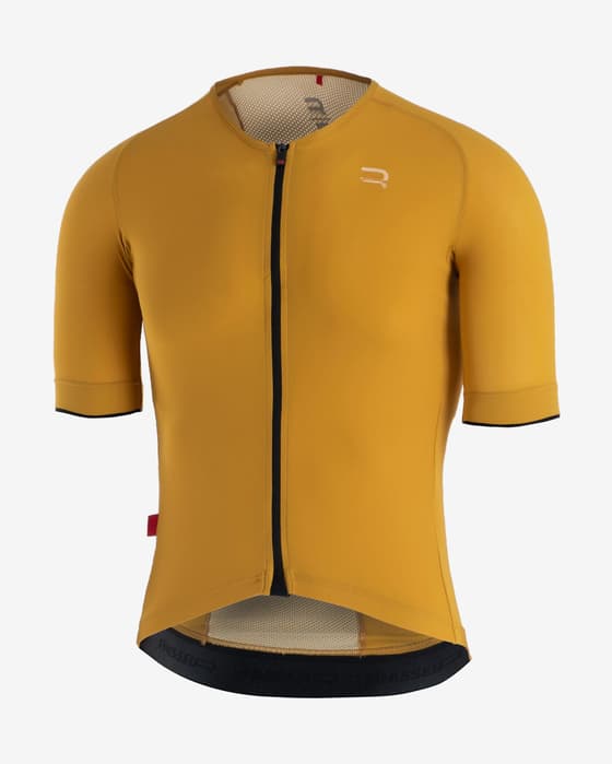Maillot Finisseur Pro Race Neat manga corta ocre