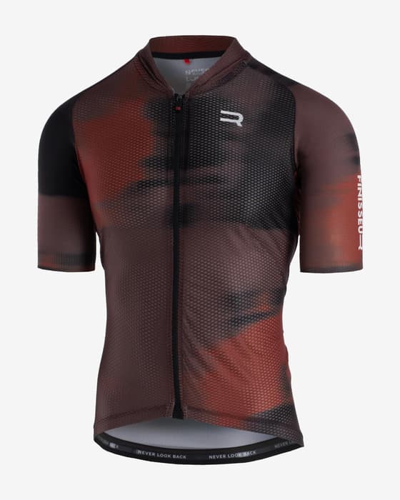 Maillot Finisseur Climber XXV manches courtes marron grenat