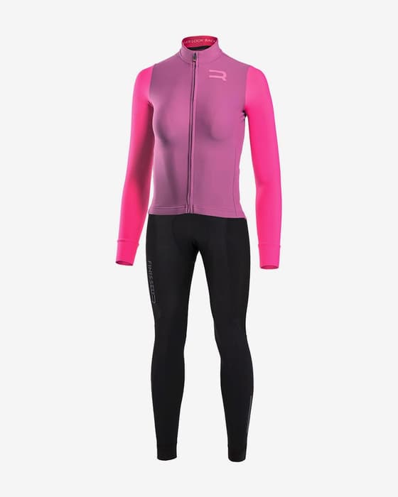 Finisseur Pro Race Skin Damen Trikotset rosa/lila/schwarz