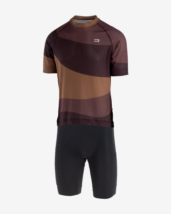 Finisseur Gravel Duster Jersey Kit brown black