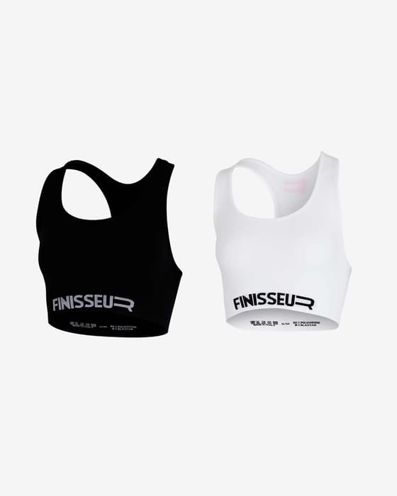 Pack soutien-gorge Finisseur Top Double noir blanc 2 unités