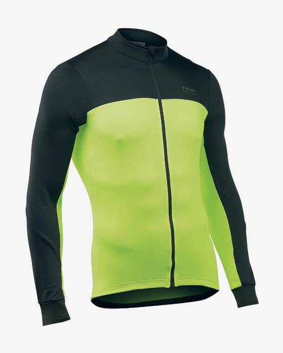 Maillot Northwave Force 2 manche longue noir jaune