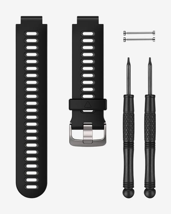 Polsband voor Garmin Forerunner 735XT, 630, 235, 230 grijs zwart