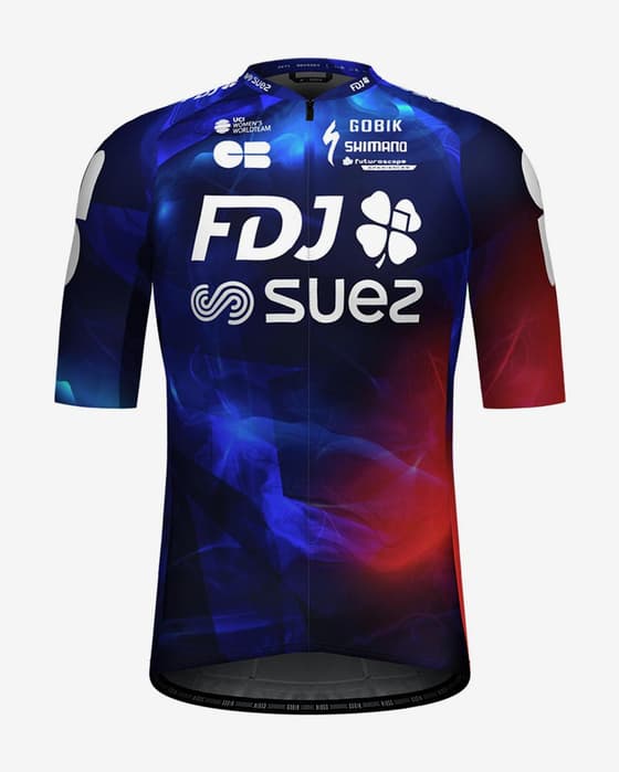 Maillot FDJ SUEZ 2025 Odyssey manches courtes