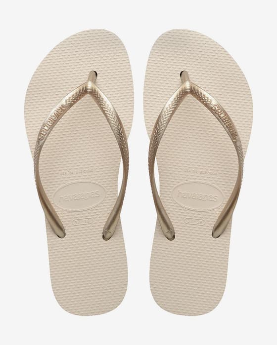 Havaianas Slim Flatform Damen Flip-Flops hellbeige