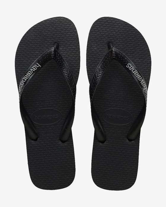 Havaianas Top Rubber Logo Flip-Flops schwarz