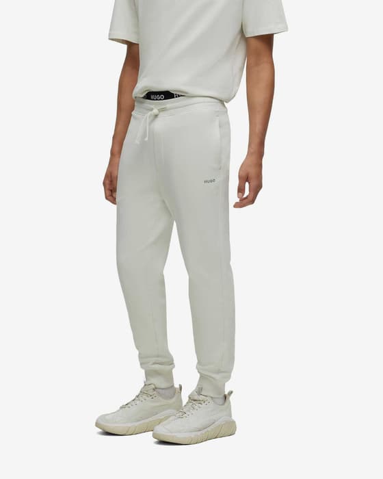 Pantalón largo HUGO Dayote blanco crema