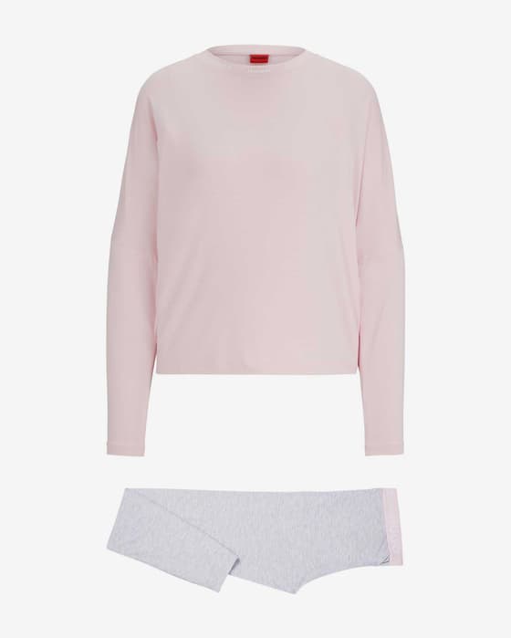 Conjunto HUGO Unite rosa gris mujer
