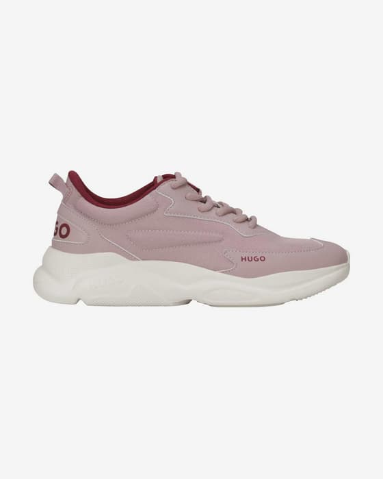 Zapatillas HUGO Leon Logo rosa blanco mujer