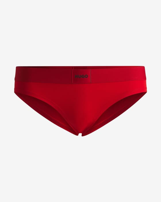 Braga HUGO Brief Label rojo