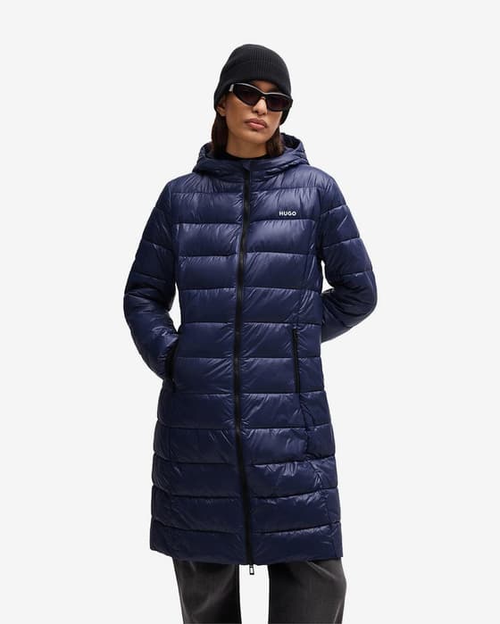 HUGO Famalia Damen Kapuzenjacke marineblau