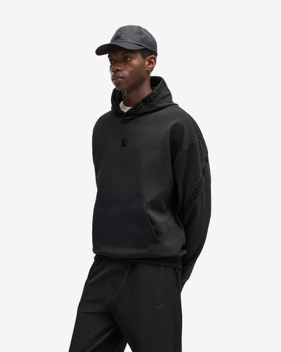 Sudadera con capucha HUGO Dagarito negro puro