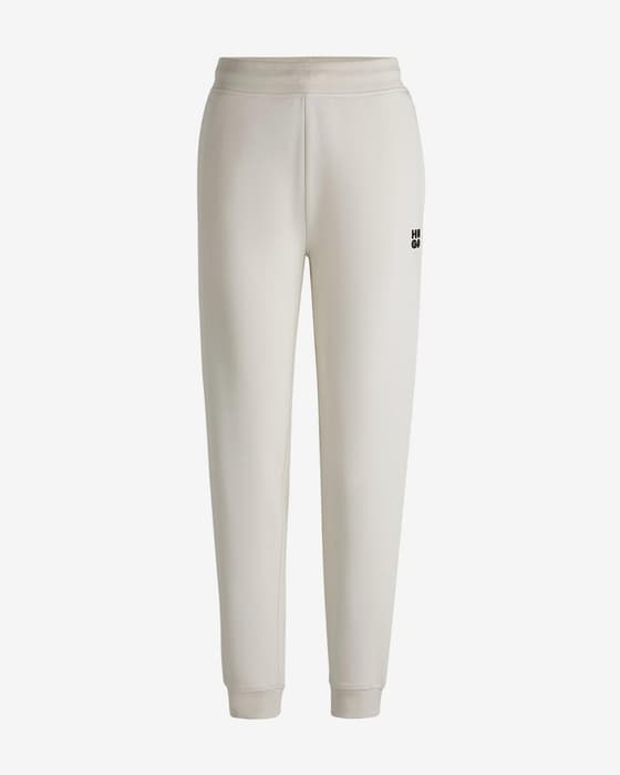 Pantalón largo HUGO Nelfinia blanco puro mujer