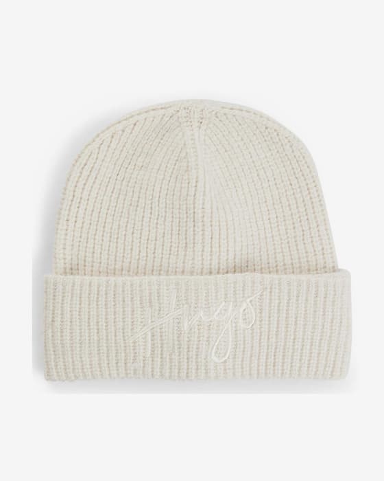 Gorro HUGO Socialy blanco mujer