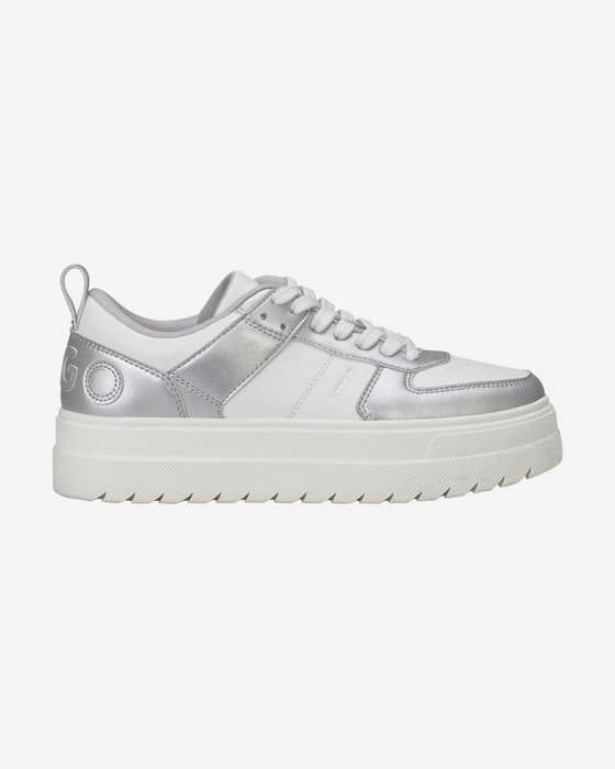 Zapatillas HUGO Lyssa Tennis blanco gris mujer