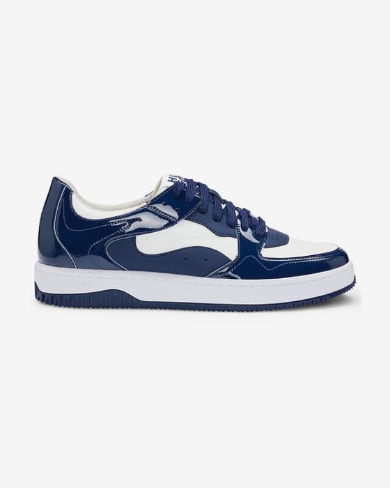 Zapatillas HUGO Kilian Tennis azul marino blanco