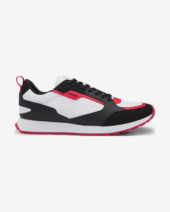 Zapatillas HUGO Icelin Run negro blanco rojo