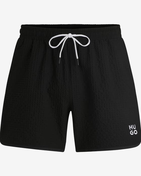 Bañador HUGO Chaffle negro puro