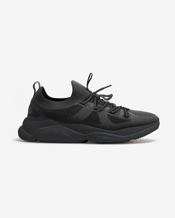 Zapatillas HUGO Leon Runn negro puro