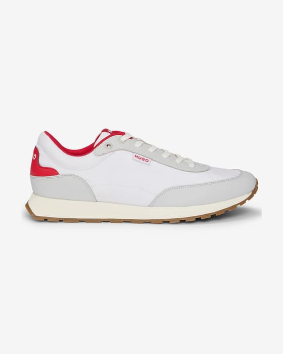 Zapatillas HUGO Icelin Running blanco gris rojo