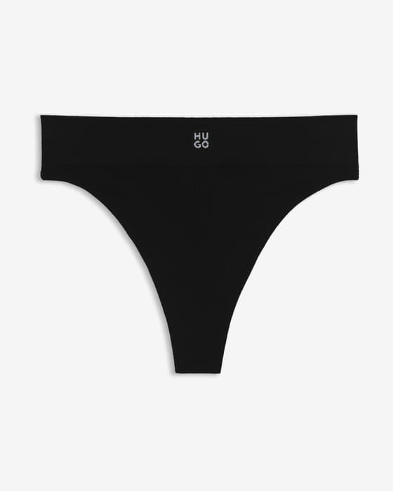 Tanga HUGO Seamless negro