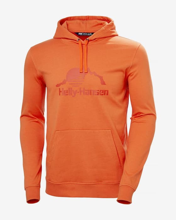 Sudadera con capucha Helly Hansen Nord Graphic naranja
