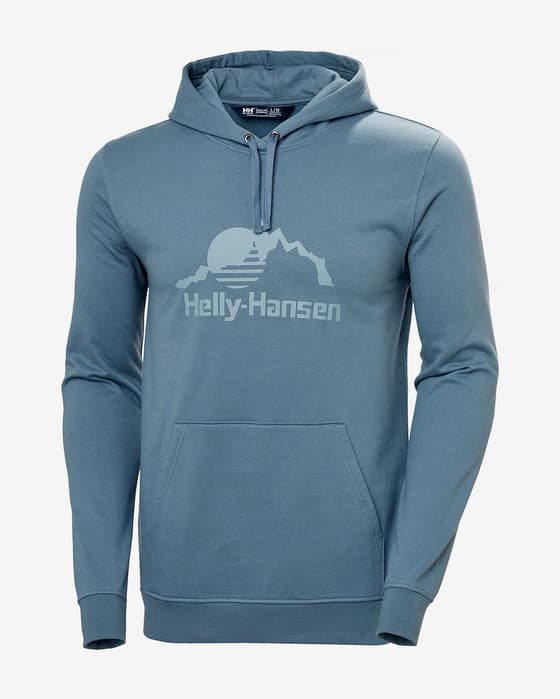 Sudadera con capucha Helly Hansen Nord Graphic azul acero