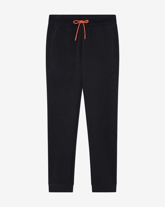 Pantalón largo Hackett Embossed negro naranja