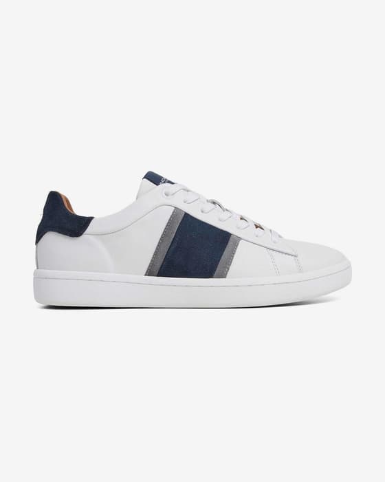 Zapatillas Hackett Bond Straps blanco azul marino