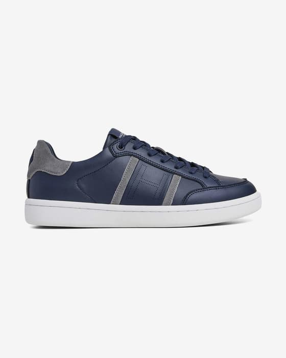 Zapatillas Hackett Bond Sport azul marino blanco