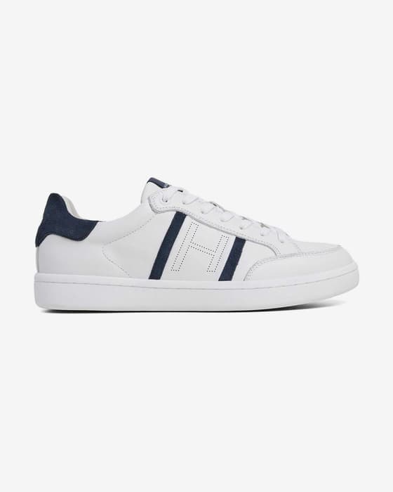 Zapatillas Hackett Bond Sport blanco azul marino