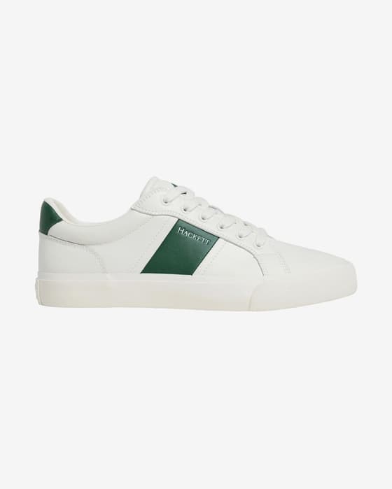 Zapatillas Hackett Blake Mix blanco verde