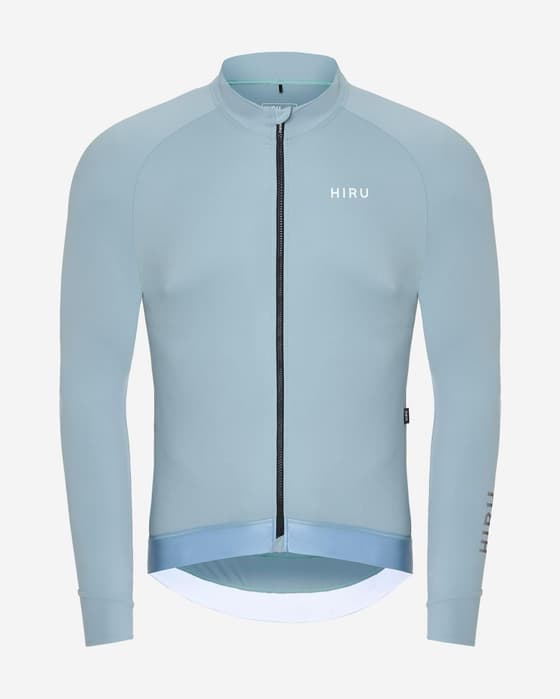 Maillot Hiru Advanced manga larga azul claro