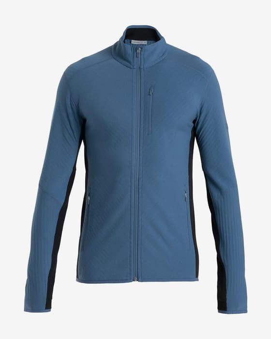 Chaqueta Icebreaker Merino Blend Descender azul 