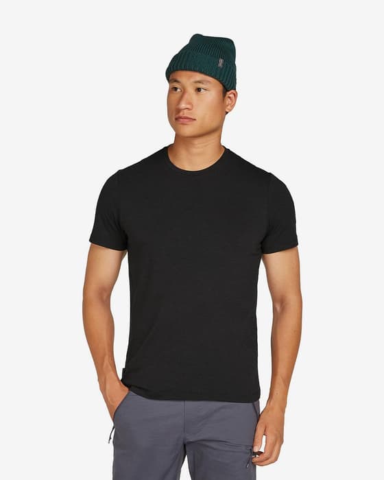 Icebreaker Central Basic short sleeve T-shirt pure black